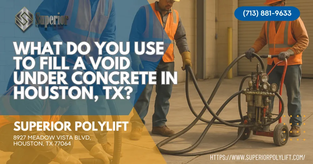 What Do You Use to Fill a Void under Concrete in Houston, TX IMG