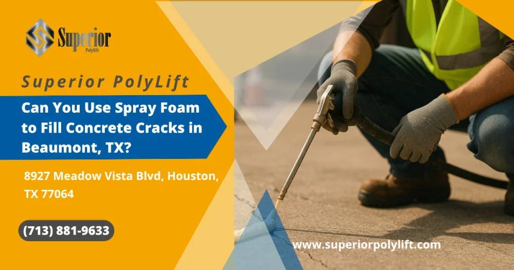 Can You Use Spray Foam to Fill Concrete Cracks in Beaumont, TX IMG