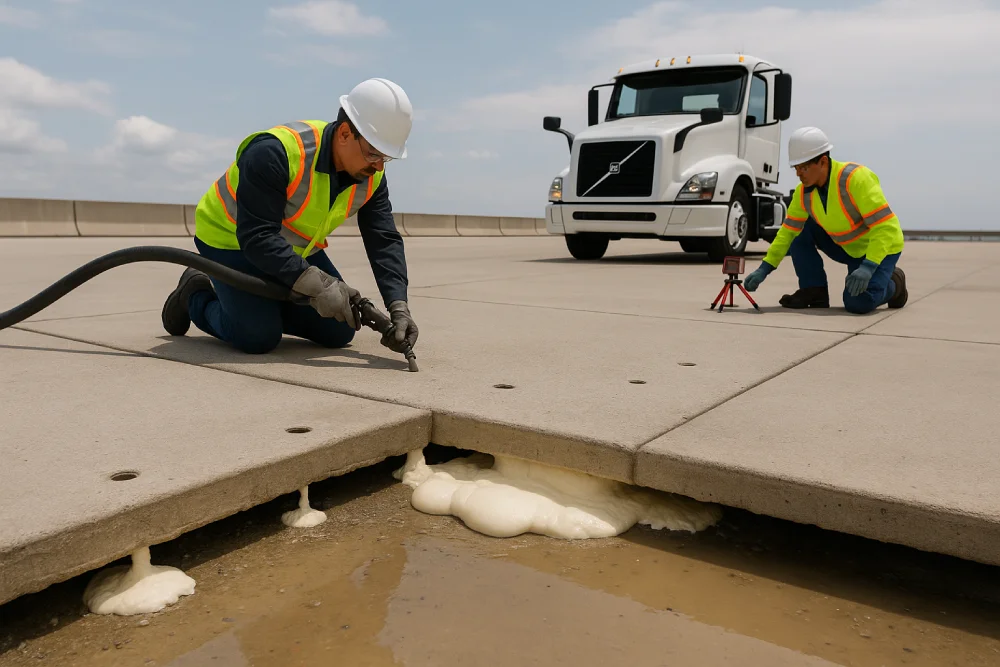 Can Polyurethane Foam Handle Highway and Airport Concrete