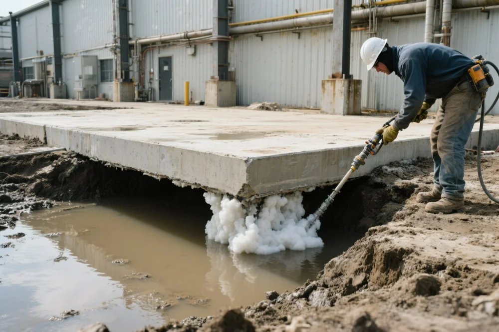 Foam Foundation Repair in High-Water Table Areas