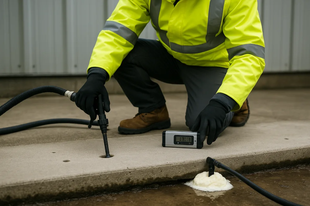 Precision Lifting: How Contractors Control Foam Expansion
