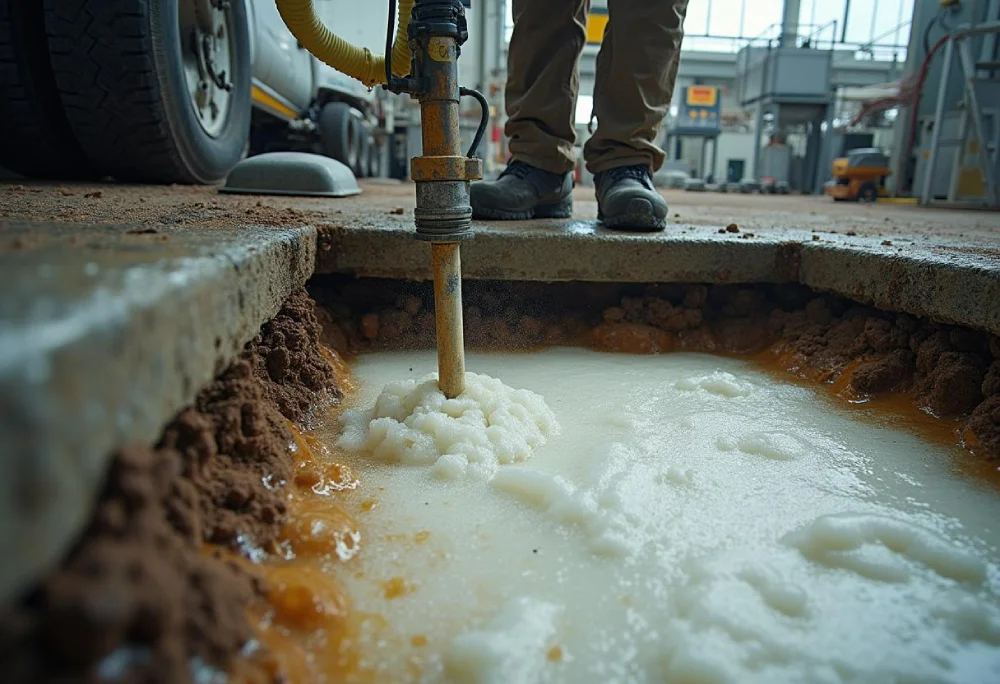Why Polyurethane Void Filling Works in High-Water Table Areas