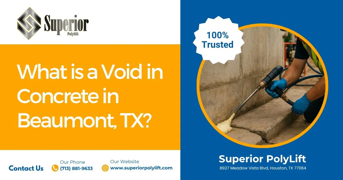 what is a void in concrete in beaumont tx